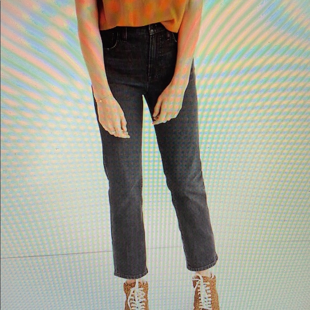 Madewell jeans - black vintage crop